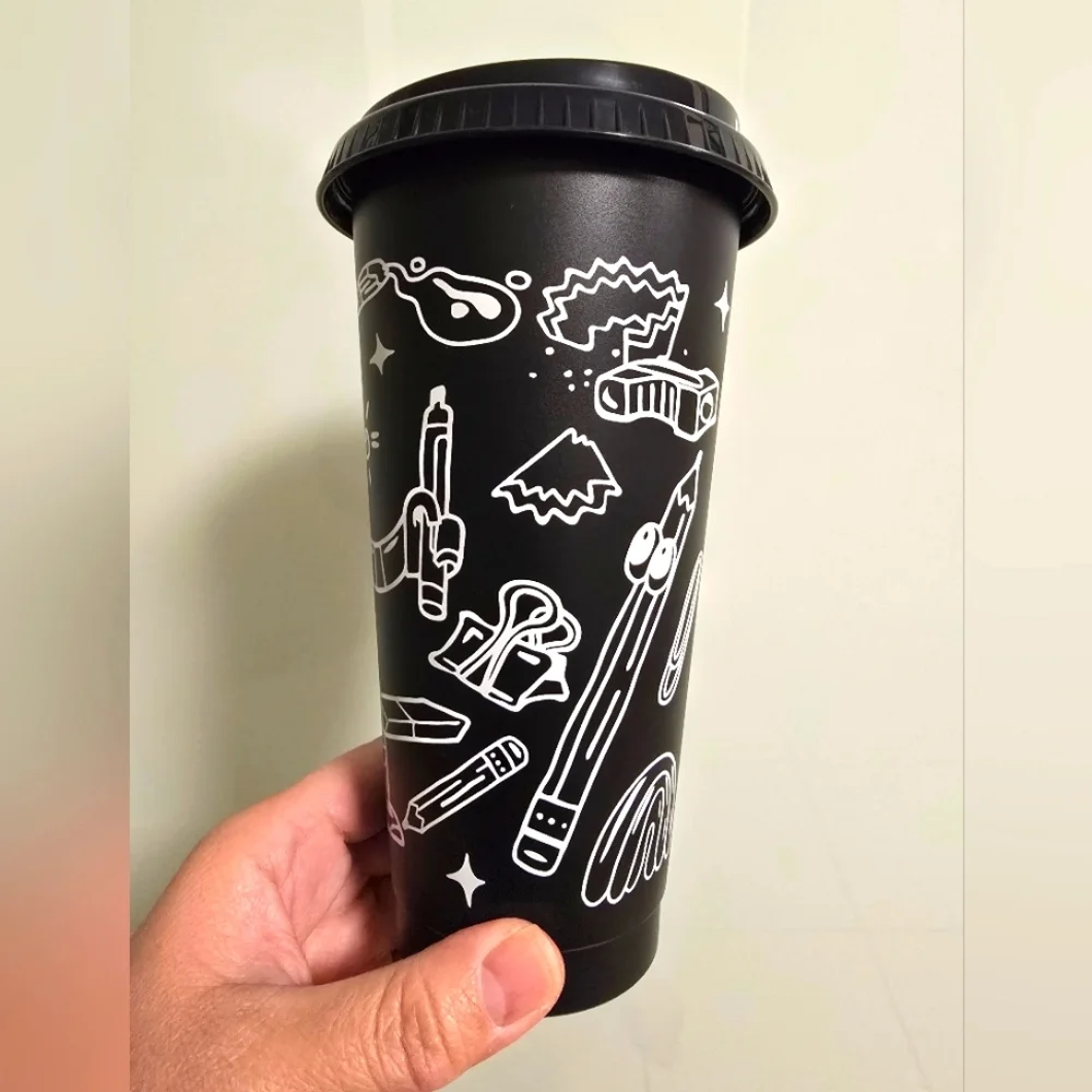 NWOT Starbucks 2025 LATAM Teacher Appreciation Venti Reusable Cup With Sippy Lid